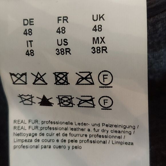 Hugo Boss Black Lambskin Leather Field Jacket 38R - Picture 6 of 16